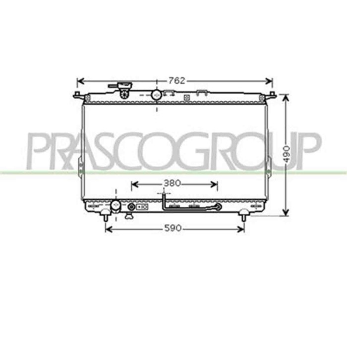 HN021R003_1.JPG Radiatore Per Hyundai Sonata Dal 2002 Al 2005