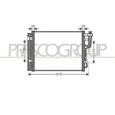 HN040C002_1.JPG Condensatore Per Hyundai I30 Dal 2007 Al 2010