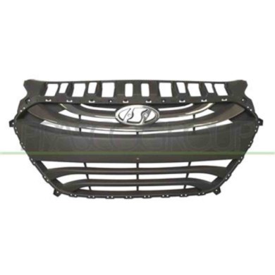 HN0422021_1.JPG Griglia Centrale Paraurti Nera Per Hyundai I30 Dal 2012 Al 2016