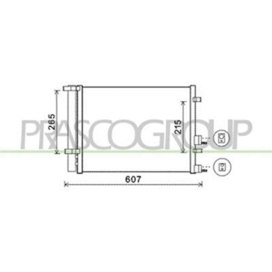 HN200C001_1.JPG Condensatore Per Hyundai I20 Dal 2008 Al 2012