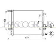 HN200C002_1.JPG Condensatore Per Hyundai I20 Dal 2008 Al 2012