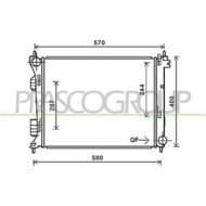 Radiatore Per Hyundai I20 Dal 2012 Al 2014