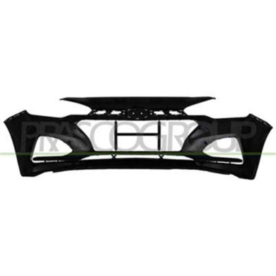 HN2061001_3.JPG Paraurti Anteriore Nero Per Hyundai I20 Dal 2018 Al 2020