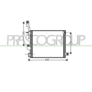 HN324C002_1.JPG Condensatore Per Hyundai Atos Prime Dal 2003 Al 2006