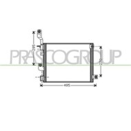 HN324C002_1.JPG Condensatore Per Hyundai Atos Prime Dal 2003 Al 2006