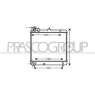 HN324R001_1.JPG Radiatore Per Hyundai Atos Prime Dal 2003 Al 2006