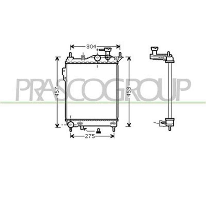 HN330R001_1.JPG Radiatore Per Hyundai Getz Dal 2002 Al 2005