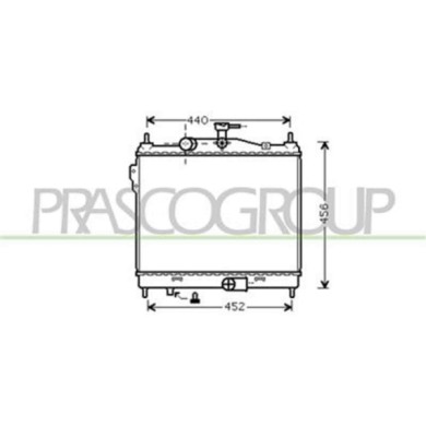 HN331R005_1.JPG Radiatore Per Hyundai Getz Dal 2005 Al 2008