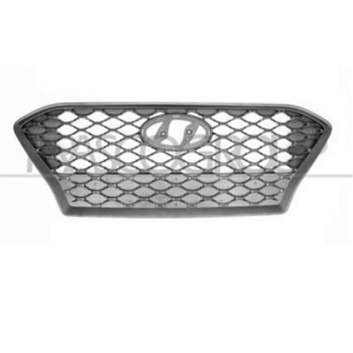 HN4502001_1.JPG Griglia Radiatore Nera Goffrata Per Hyundai Kona Dal 2017 Al 2020