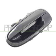 Maniglia Esterna Posteriore Sinistra Nero/liscia Per Hyundai Matrix Dal 2001 Al 2005
