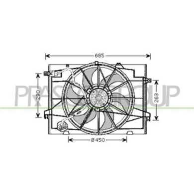 HN802F002_1.JPG Ventola Per Hyundai Tucson Dal 2004 Al 2010