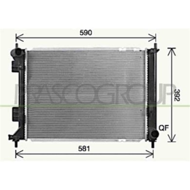 HN802R001_2.JPG Radiatore Per Hyundai Tucson Dal 2004 Al 2010