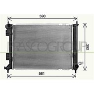 Radiatore Per Hyundai Tucson Dal 2004 Al 2010
