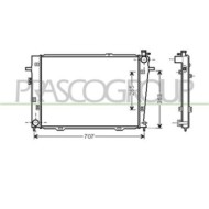 HN802R014_1.JPG Radiatore Per Hyundai Tucson Dal 2004 Al 2010