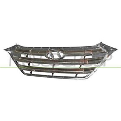 HN8062001_1.JPG Griglia Radiatore Nera Con Modanatura Cromata Per Hyundai Tucson Dal 2015 Al 2018