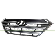 HN8062001_2.JPG Griglia Radiatore Nera Con Modanatura Cromata Per Hyundai Tucson Dal 2015 Al 2018