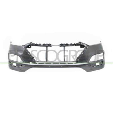 HN8081001_1.JPG Paraurti Anteriore Nero Per Hyundai Tucson Dal 2018 Al 2021