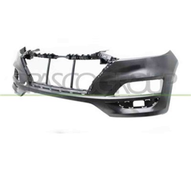 HN8081001_2.JPG Paraurti Anteriore Nero Per Hyundai Tucson Dal 2018 Al 2021
