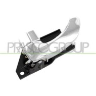 Maniglia Interna Posteriore Sinistra Cromata Per Hyundai Santa Fe (sm) Dal 2000 Al 2003