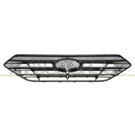 HN8302011_1.JPG Griglia Radiatore Nera Con Modanature Cromate Per Hyundai Santa Fe (dm) Dal 2016 Al 2018