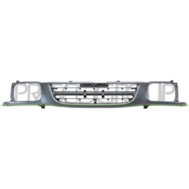 IZ8142031_1.JPG Griglia Radiatore Grigio/argento Per Isuzu Pickup - Tfr/campo/brava Dal 1997 Al 2001
