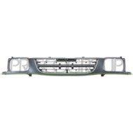 IZ8142031_1.JPG Griglia Radiatore Grigio/argento Per Isuzu Pickup - Tfr/campo/brava Dal 1997 Al 2001
