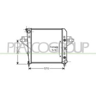Radiatore Per Jeep Cherokee Dal 2001 Al 2004