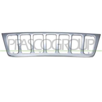 JE0172001_1.JPG Griglia Radiatore Esterna Cromata Per Jeep Grand Cherokee (wg) Dal 1999 Al 2001
