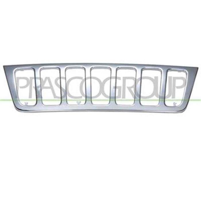 JE0172001_1.JPG Griglia Radiatore Esterna Cromata Per Jeep Grand Cherokee (wg) Dal 1999 Al 2001