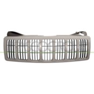 Griglia Radiatore Con Cornice Da Verniciare Per Jeep Grand Cherokee (wk) Dal 2005 Al 2010