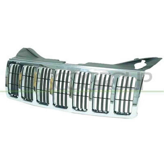 JE0202011_1.JPG Griglia Radiatore Con Cornice Cromata Per Jeep Grand Cherokee (wk) Dal 2005 Al 2010
