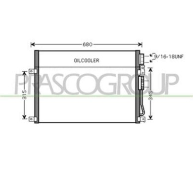 JE020C001_1.JPG Condensatore Per Jeep Grand Cherokee (wk) Dal 2005 Al 2010