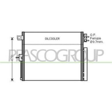 JE022C001_1.JPG Condensatore Per Jeep Grand Cherokee (wk2) Dal 2011 Al 2013