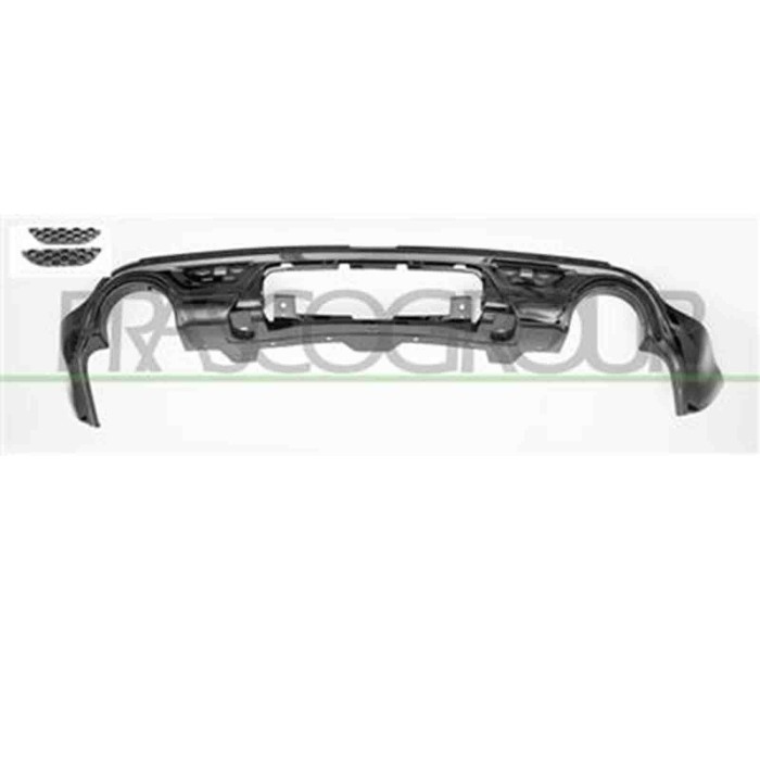 JE0241871_1.JPG Spoiler Paraurti Posteriore Nero/lucido Per Jeep Grand Cherokee Srt (wk2) Dal 2011 Al 2013