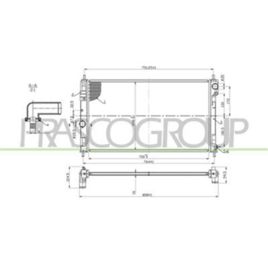 JE030R001_2.JPG Radiatore Per Jeep Compass (mk49) Dal 2007 Al 2011