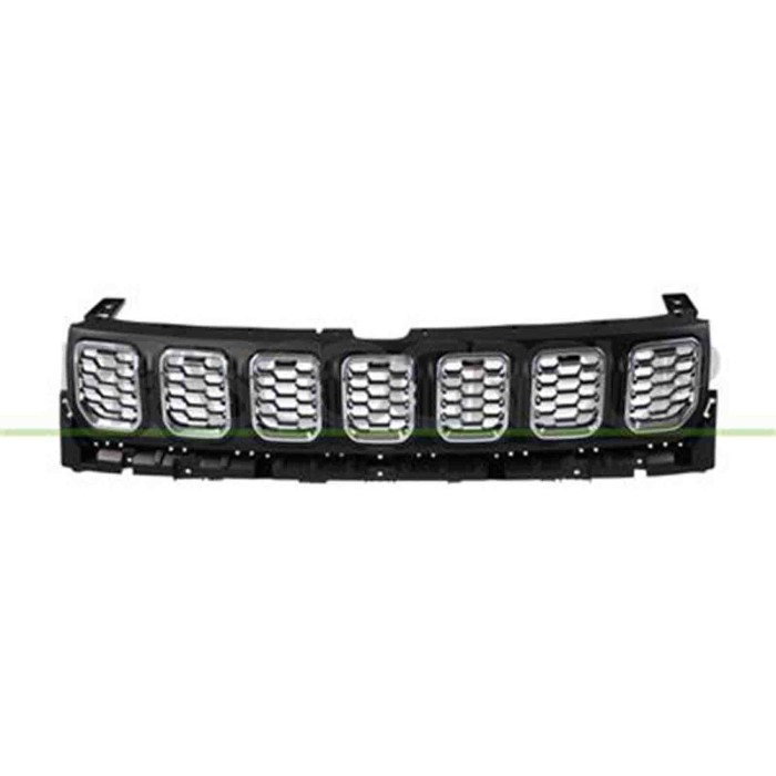 JE0352001_1.JPG Griglia Radiatore Nera Con Modanature Cromate Per Jeep Compass (mp) Dal 2021