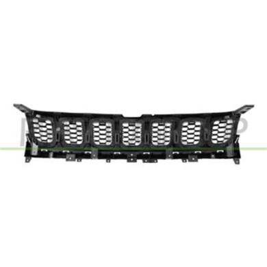 JE0352001_3.JPG Griglia Radiatore Nera Con Modanature Cromate Per Jeep Compass (mp) Dal 2021