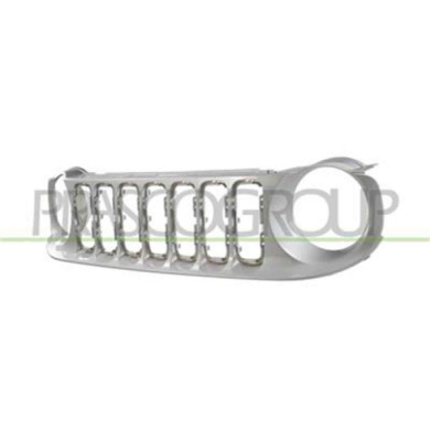 JE1002315_1.JPG Cornice Griglia Radiatore Argento Per Jeep Renegade Dal 2014 Al 2018