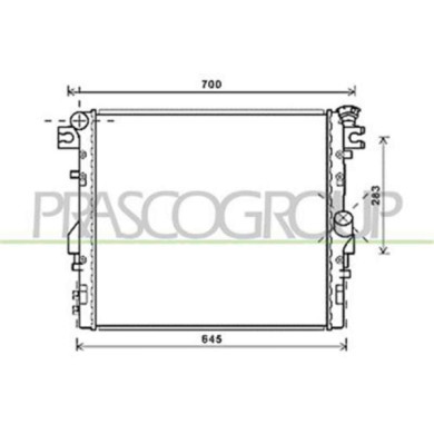 JE422R001_1.JPG Radiatore Per Jeep Wrangler (jk) Dal 2007 Al 2018