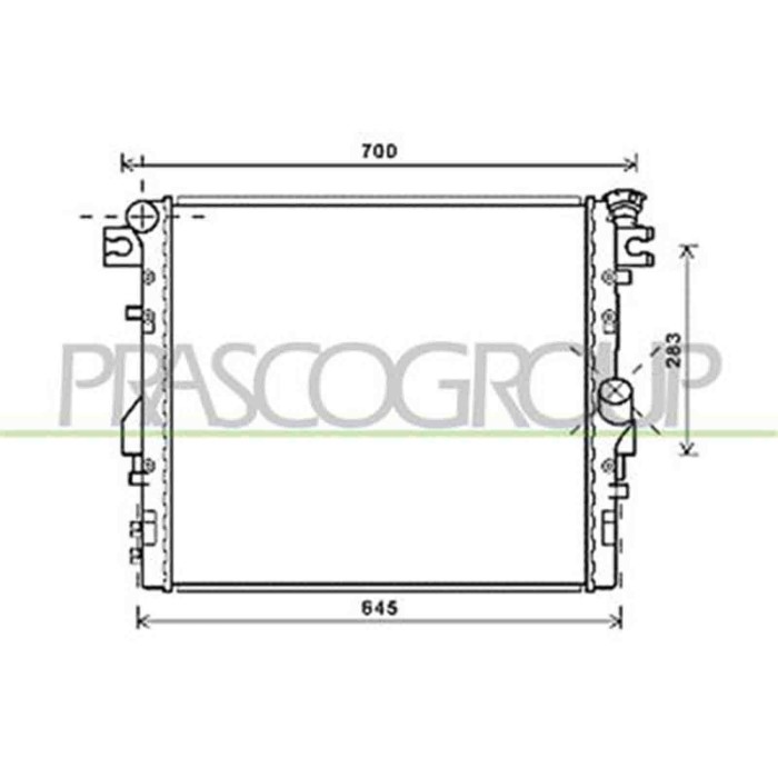 JE422R001_1.JPG Radiatore Per Jeep Wrangler (jk) Dal 2007 Al 2018