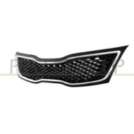KI0612001_2.JPG Griglia Radiatore Nera Con Cornice Cromata Per Kia Optima (tf) Dal 2013 Al 2015