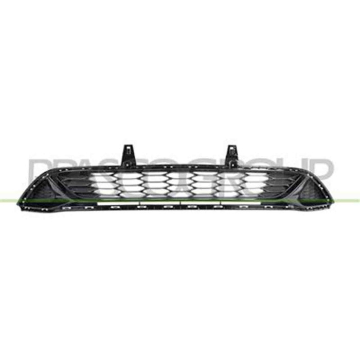KI0652140_1.JPG Griglia Centrale Paraurti Verniciata Nero Lucido Per Kia Optima (jf) Gt-line Dal 2018
