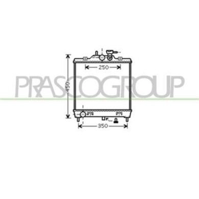 KI320R002_1.JPG Radiatore Per Kia Picanto Dal 2004 Al 2007