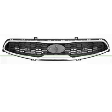 KI3262001_1.JPG Griglia Radiatore Nera Con Cornice Cromata Per Kia Picanto Dal 2015 Al 2017