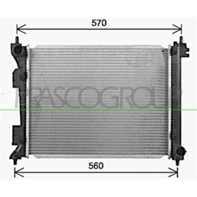 KI429R001_2.JPG Radiatore Per Kia Rio Dal 2017 Al 2020