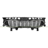 Griglia Radiatore Nero Lucida Con Cornice Cromata Per Kia Cee'd Dal 2015 Al 2018