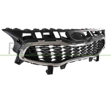 KI4362011_2.JPG Griglia Radiatore Nera Con Cornice Cromata Per Kia Cee'd Dal 2015 Al 2018