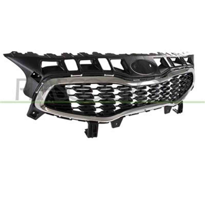 KI4362011_2.JPG Griglia Radiatore Nera Con Cornice Cromata Per Kia Cee'd Dal 2015 Al 2018