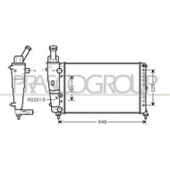 LA001R009_1.JPG Radiatore Per Lancia Ypsilon Dal 1996 Al 2003