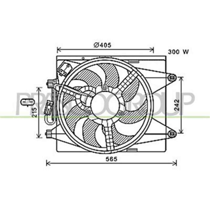 LA004F001_1.JPG Ventola Per Lancia Ypsilon Dal 2011 Al 2015